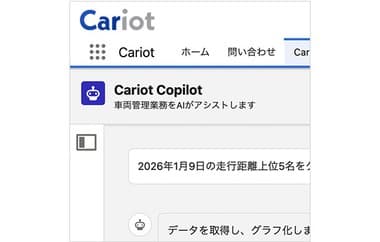 Cariot Copilot の画面